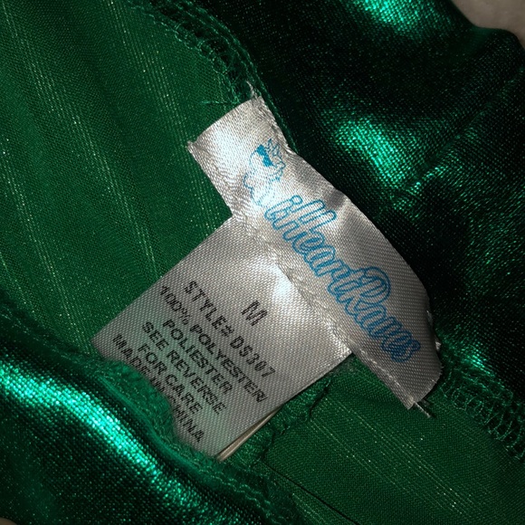 Metallic Green BootyShorts - Picture 3 of 3